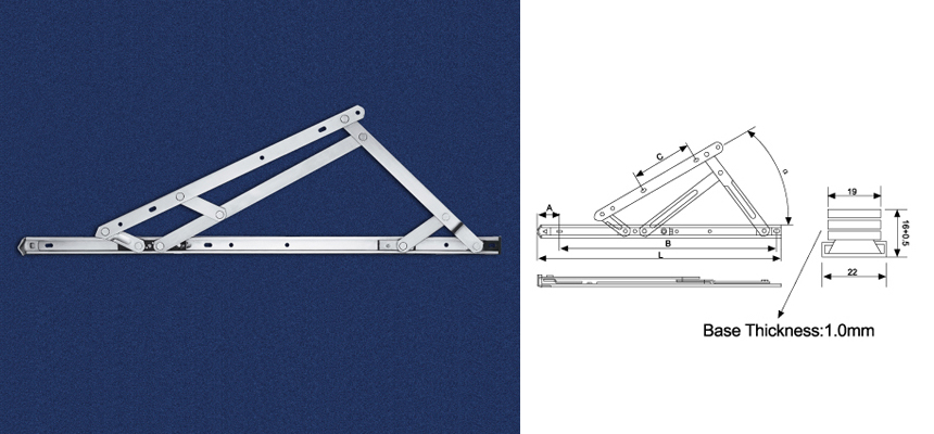 Security Hinge,Extra Heavy
